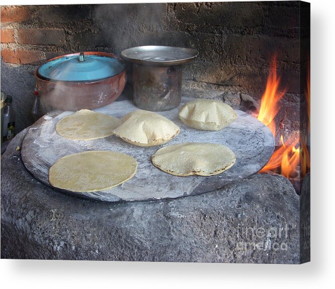 Tortilla Acrylic Print featuring the photograph Come and Get It by Yenni Harrison