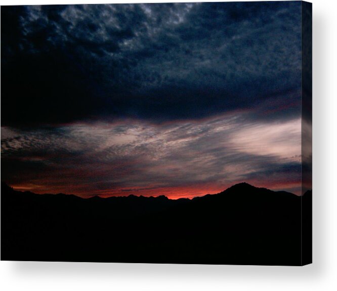  Acrylic Print featuring the photograph Darkness with Style by William McCoy