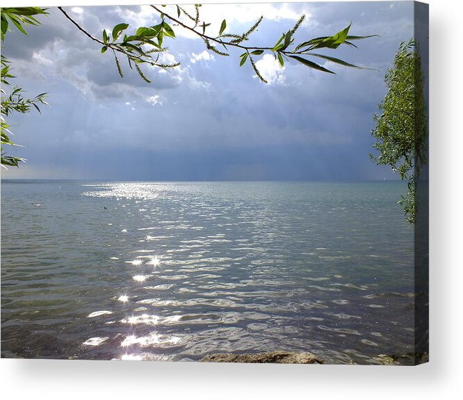 Lake Ontario Acrylic Print featuring the photograph Dazzle by Peggy King