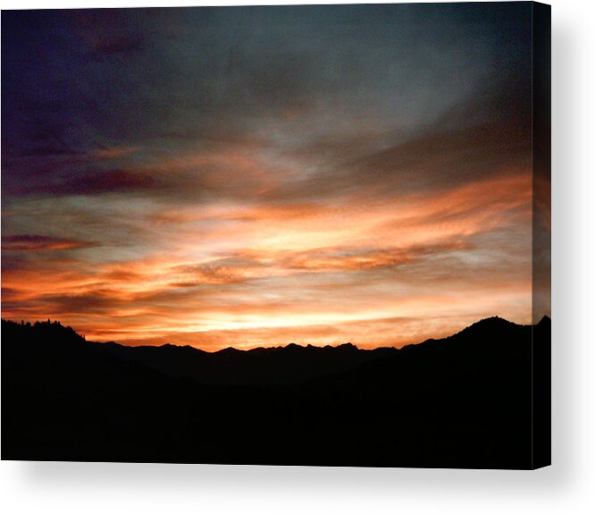  Acrylic Print featuring the photograph Delicious Sky by William McCoy