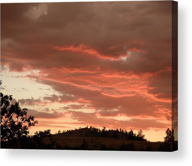  Acrylic Print featuring the photograph Dusk with Color by William McCoy