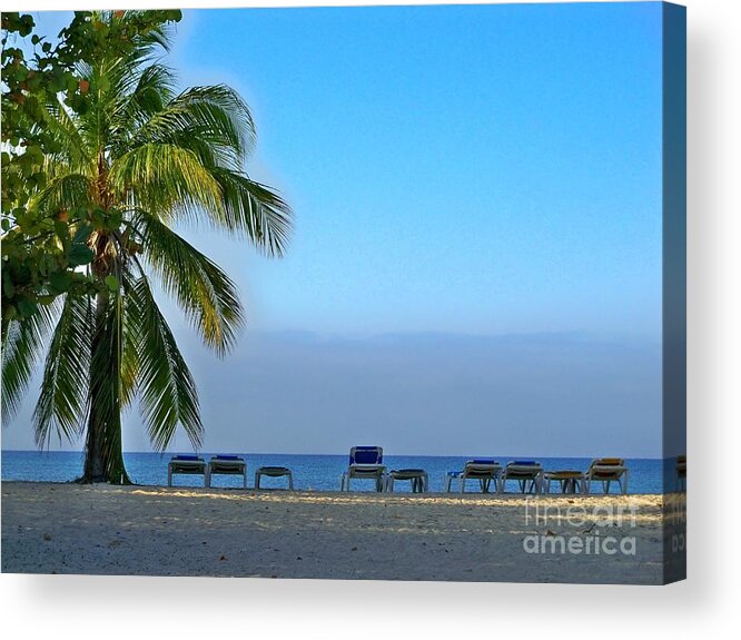 Palm Acrylic Print featuring the photograph Early Morning Trinidad Cuba by Lynn Bolt