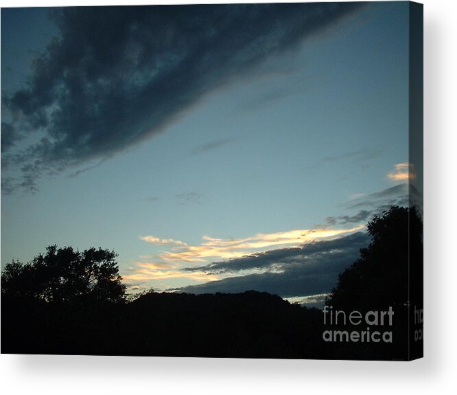 Sunset Acrylic Print featuring the photograph Final Glint by Mark Robbins