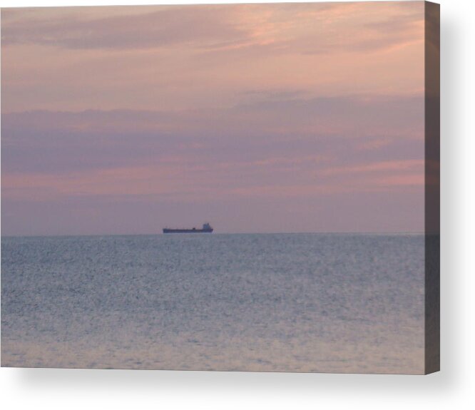 Freighter Acrylic Print featuring the photograph Freighter by Bonfire Photography