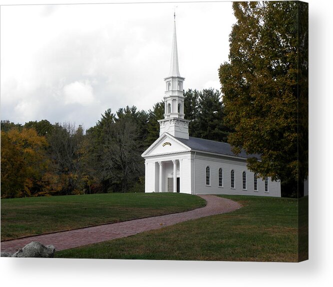 Martha Acrylic Print featuring the photograph Going To The Chapel by Kim Galluzzo