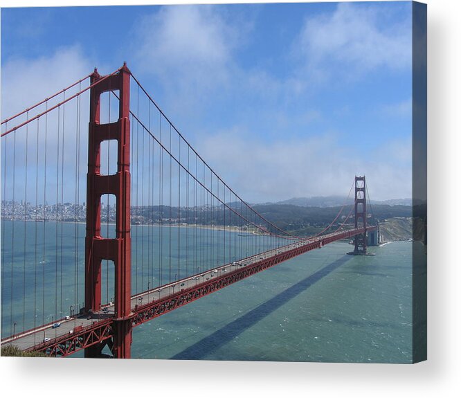 Golden Gate Bridge Acrylic Print featuring the photograph Golden Gate by Mark Norman