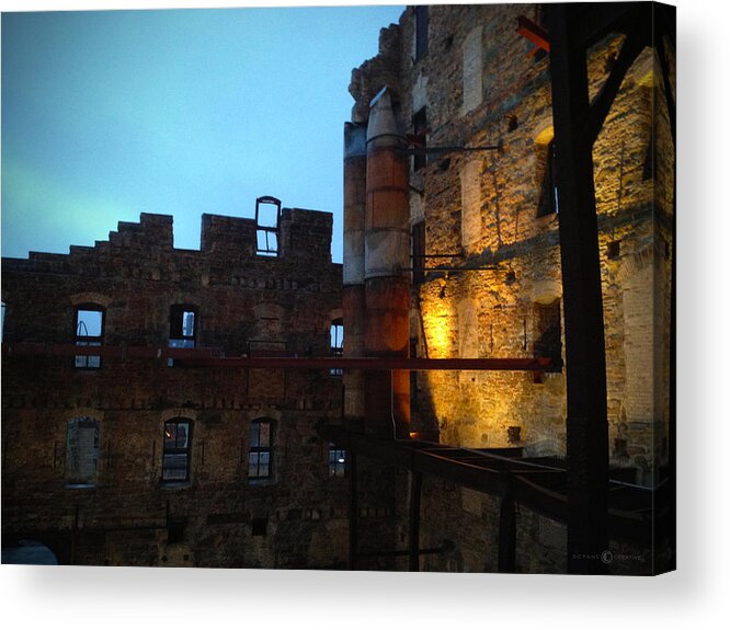 Mill Acrylic Print featuring the photograph Mill Ruins by Tim Nyberg