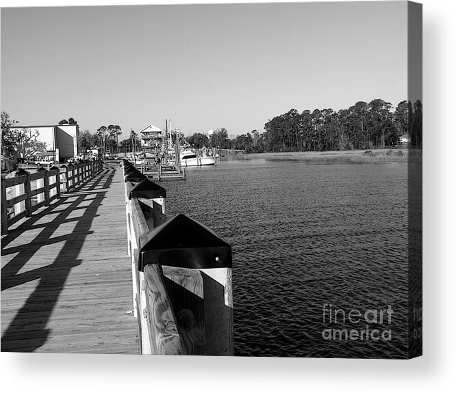 Gulf Of Mexico Acrylic Print featuring the photograph Morning anchorage by David Bearden