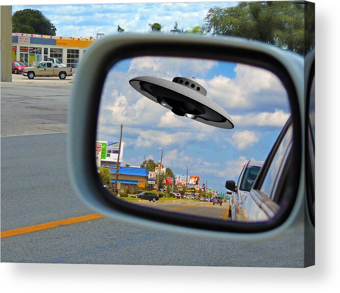 Looking Back Acrylic Print featuring the photograph Never Look Back by Larry Mulvehill