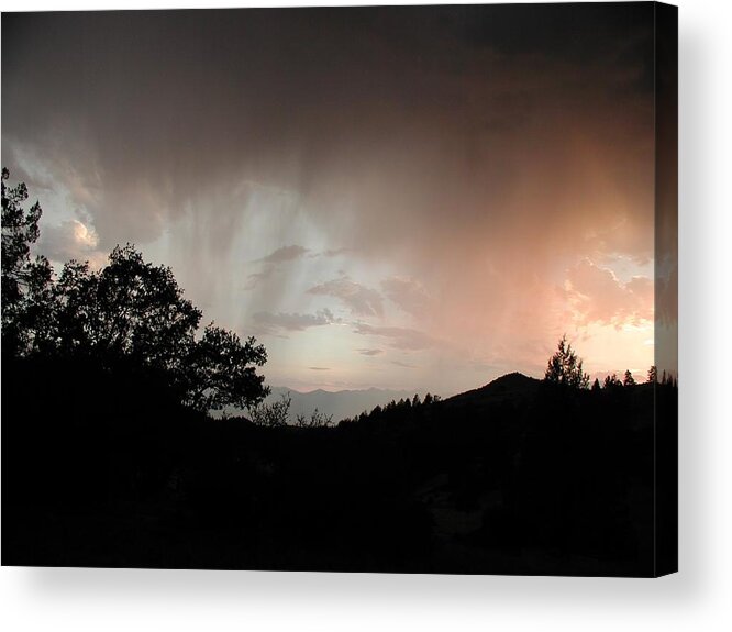  Acrylic Print featuring the photograph Orange Mist by William McCoy