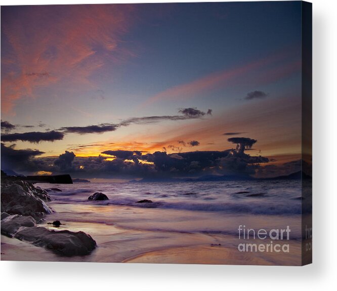 Sunset Acrylic Print featuring the photograph Pastell Sunset by Key Media Photography