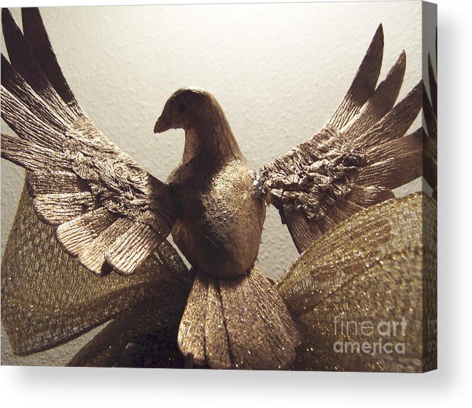 Dove Acrylic Print featuring the photograph Peace by Vonda Lawson-Rosa