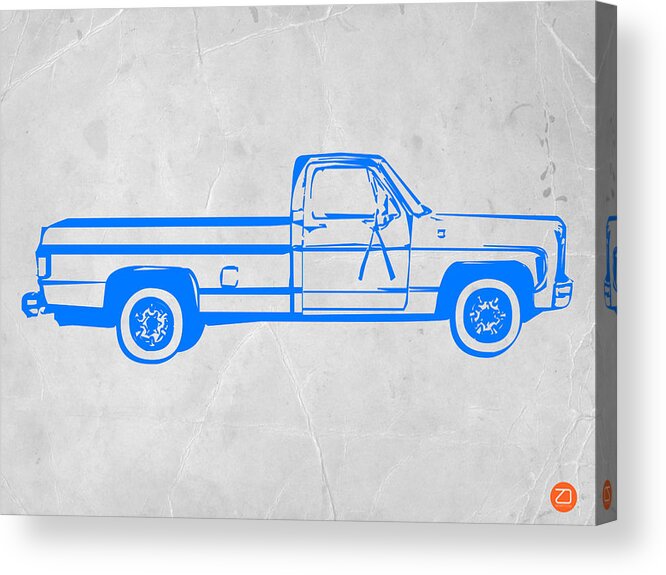 Pick Up Acrylic Print featuring the digital art Pick up Truck by Naxart Studio