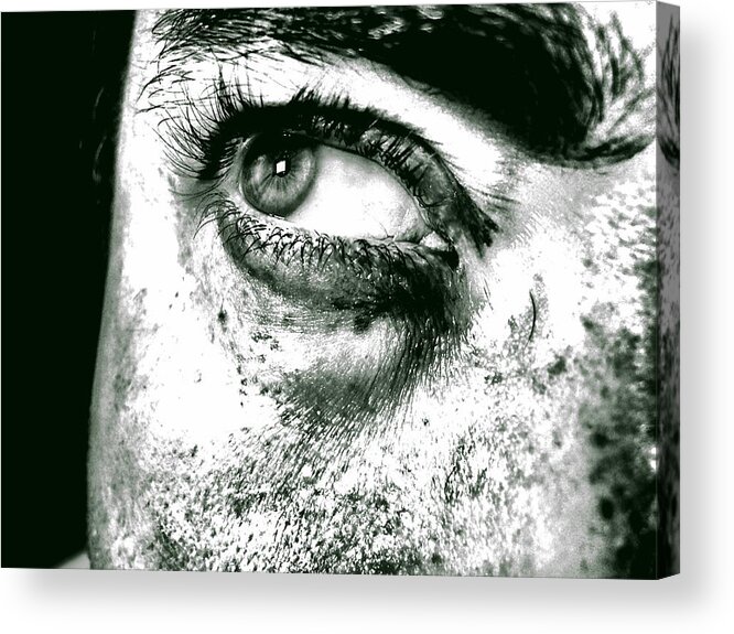 Eyes Acrylic Print featuring the photograph PsY by Beto Machado