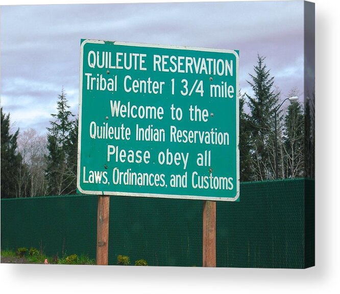 Twilight Acrylic Print featuring the photograph Quileute Reservation La Push by Kelly Manning