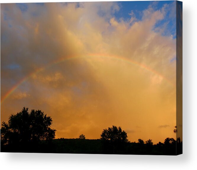 Rainbow Acrylic Print featuring the photograph Radiant by Azthet Photography