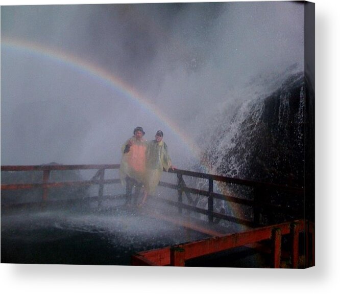  Acrylic Print featuring the photograph Rainbow Crazy by Matthew Slowik