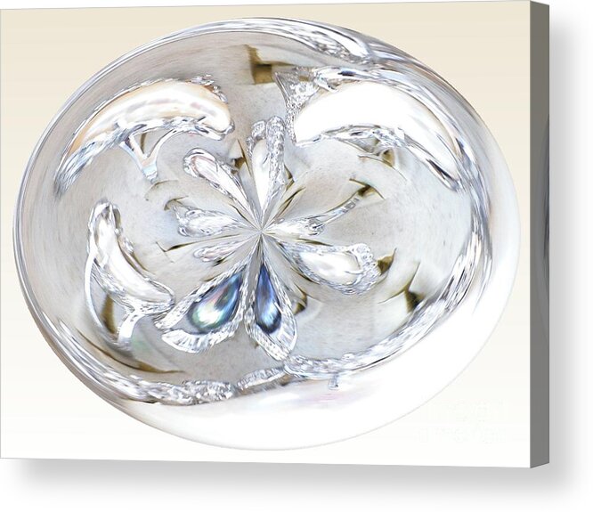 Ring Acrylic Print featuring the digital art Ringletz by Laurence Oliver