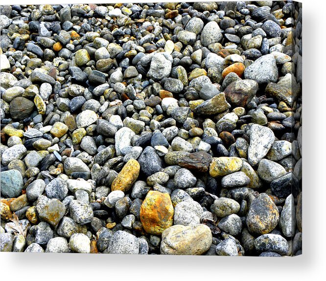 River Rocks Acrylic Print featuring the photograph River Rocks by Kim Galluzzo