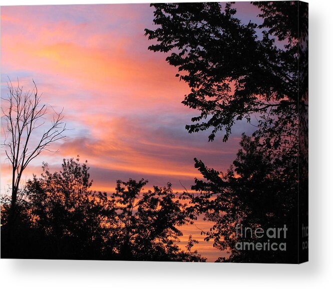 Landscape Acrylic Print featuring the photograph September Sunrise 3 by Cedric Hampton