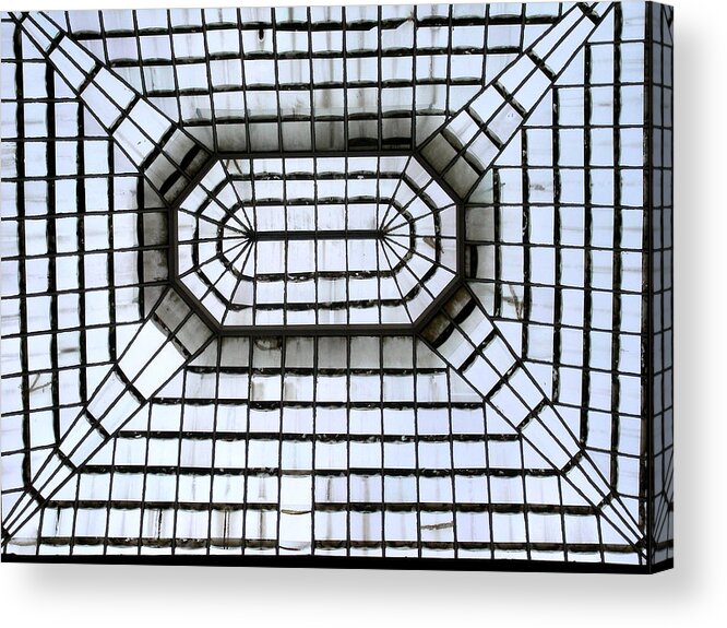 Digital Photography Acrylic Print featuring the photograph Skylight by Jean Wolfrum