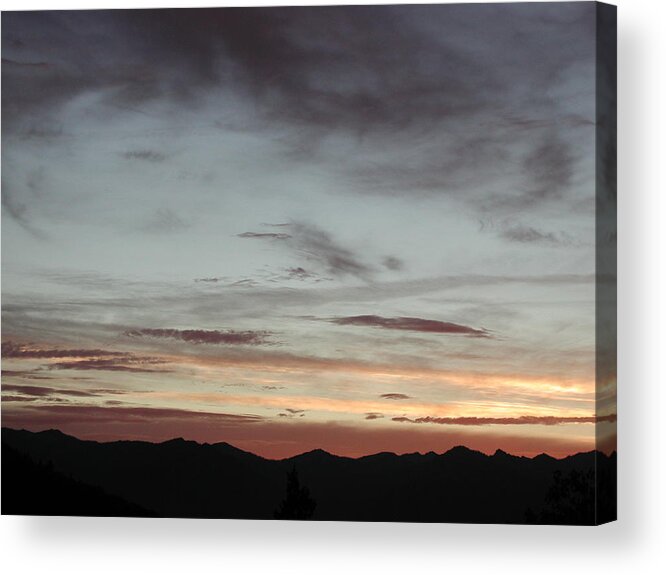  Acrylic Print featuring the photograph Skyscape Sublime by William McCoy