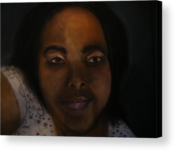  Acrylic Print featuring the painting Smile by Walter Harris