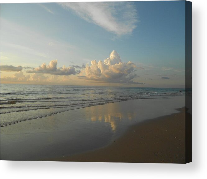 Beach Acrylic Print featuring the photograph Soft and Sweet by Sheila Silverstein