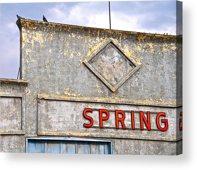 Old Building Acrylic Print featuring the photograph Spring by Brian Sereda