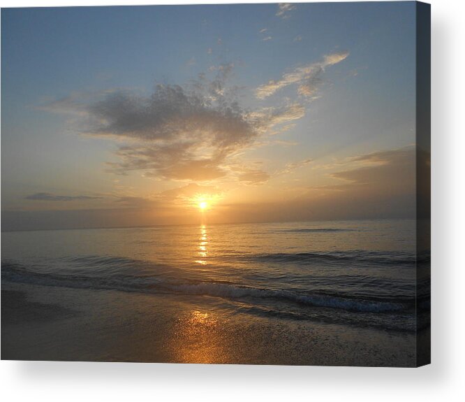 Sunrise Acrylic Print featuring the photograph Sun Salutation by Sheila Silverstein