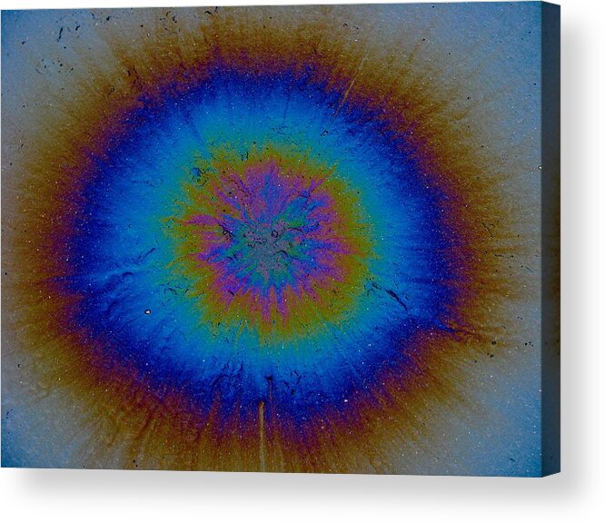 Asphalt Acrylic Print featuring the photograph Supernova by Samuel Sheats