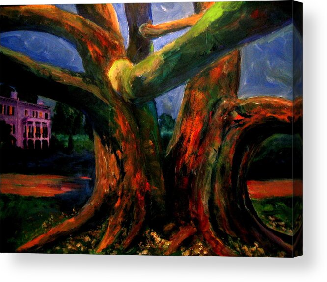 Tree Acrylic Print featuring the painting The Guardian by Jason Reinhardt