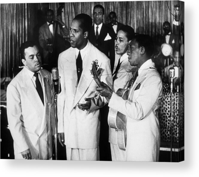 1945 Acrylic Print featuring the photograph THE INK SPOTS, c1945 by Granger