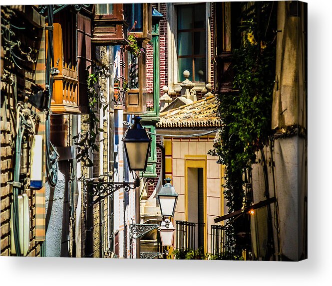 Toledo Acrylic Print featuring the photograph Toledo Streets by Raf Winterpacht