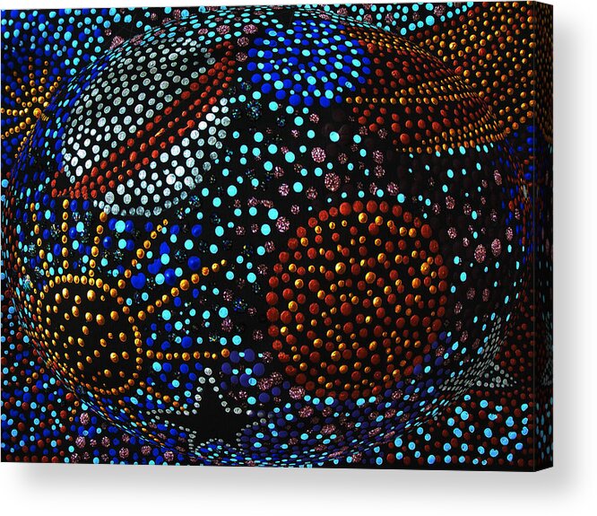 Acrylics Acrylic Print featuring the painting Universe by Vijay Sharon Govender