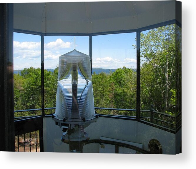 Mcgulpin Point Lighthouse Acrylic Print featuring the photograph View From The Top by Keith Stokes