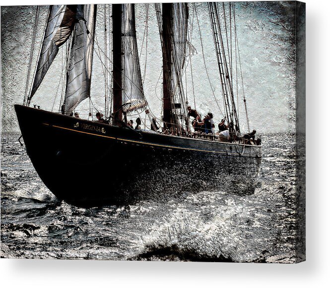 Windjammers Acrylic Print featuring the photograph Virginia by Fred LeBlanc