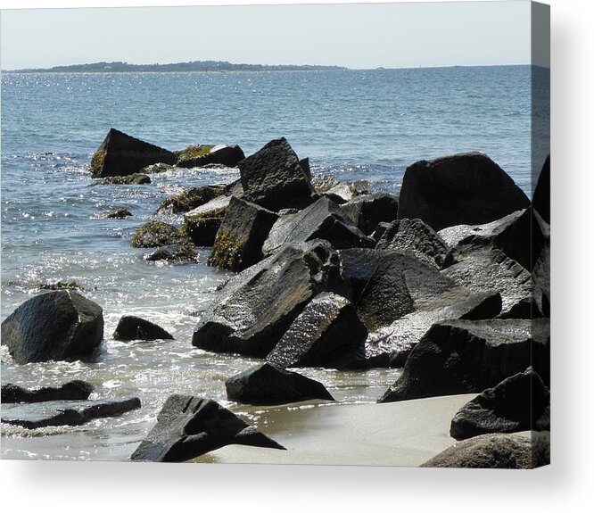 Ocean Acrylic Print featuring the photograph Watch Hill Rhode Island by Kim Galluzzo