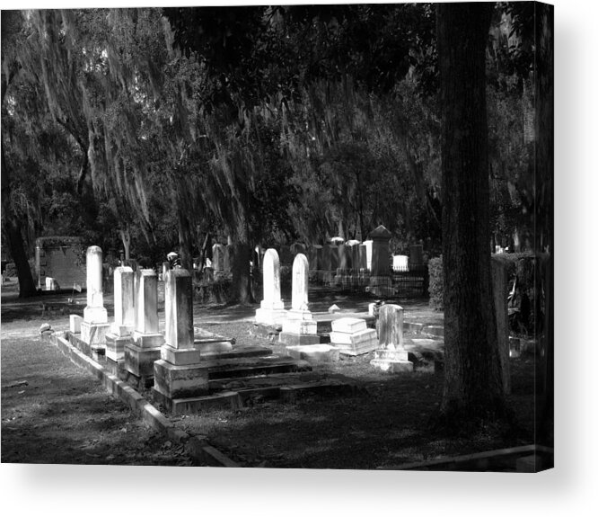 St. Mary's Georgia Acrylic Print featuring the photograph White Stone by Al Griffin