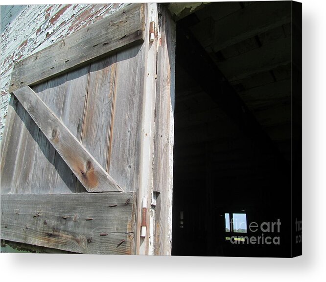 Barns Acrylic Print featuring the photograph Windows And Doors by Tina M Wenger