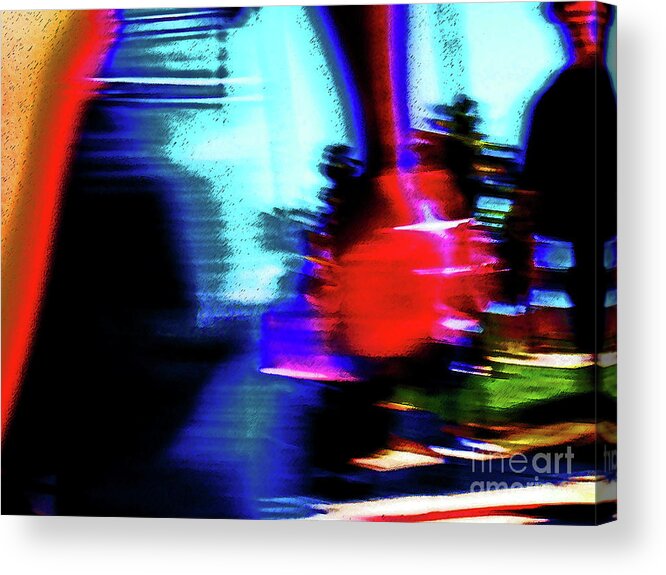 Abstract Acrylic Print featuring the photograph Heart in the Hand by Daniele Smith