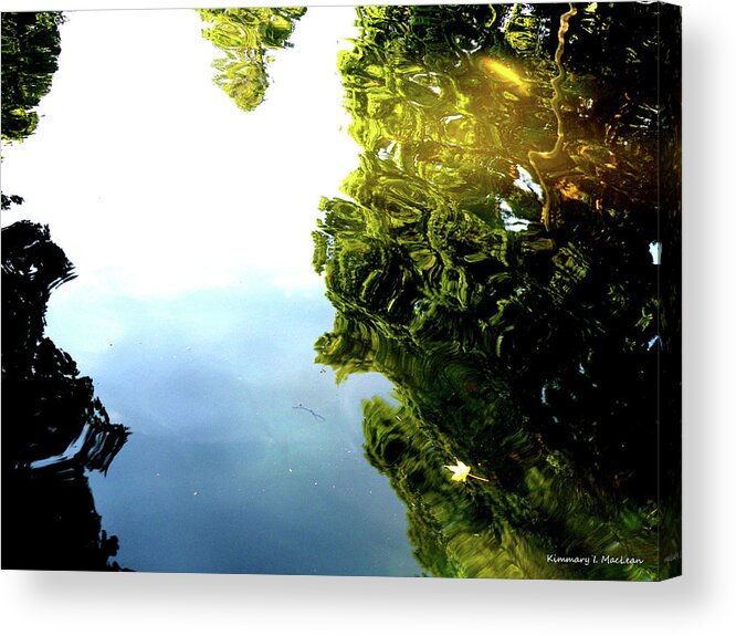 Above Acrylic Print featuring the photograph Above the Water #1 by Kimmary MacLean