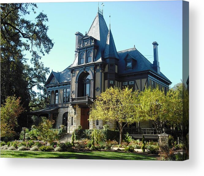 Beringer Acrylic Print featuring the photograph Beringer Brothers Winery Saint Helena #1 by Kelly Manning