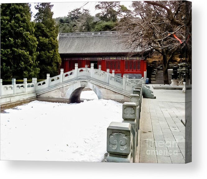 China Acrylic Print featuring the photograph Discovering China by Marisol VB