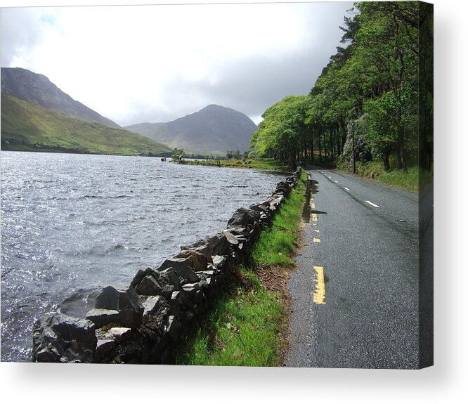 Road Acrylic Print featuring the photograph Ireland Beauty #1 by Jeanette Oberholtzer