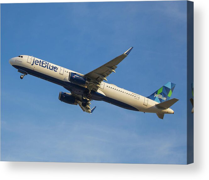 Jet Blue Acrylic Print featuring the photograph Jet Blue #2 by Dart Humeston