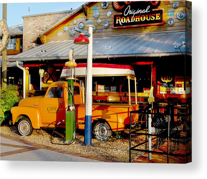 Roadhouse Acrylic Print featuring the photograph Roadhouse #1 by Dennis Dugan
