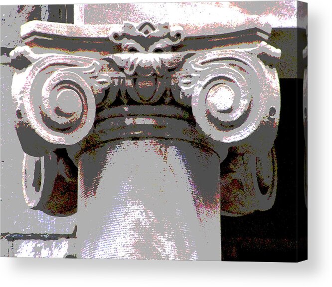 Architecture Embellishments Acrylic Print featuring the photograph Embellishment Series #10 by Ginger Geftakys