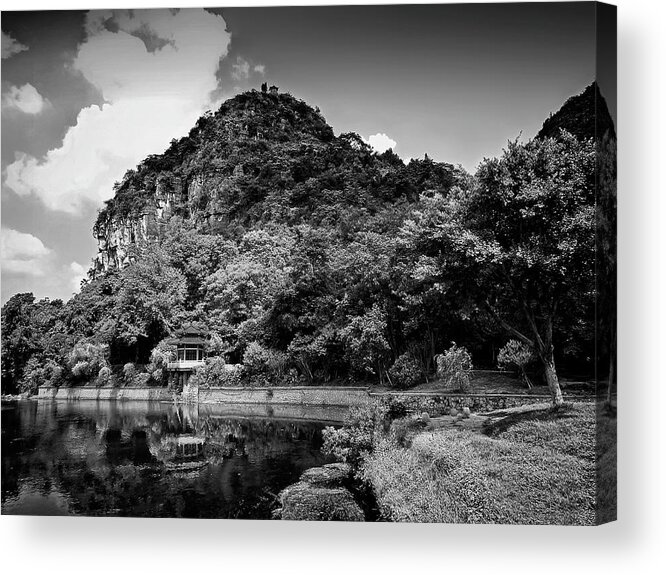 China Acrylic Print featuring the photograph China Guilin landscape scenery photography #11 by Artto Pan