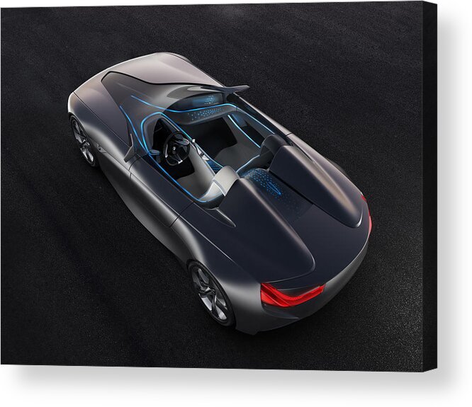Bmw Acrylic Print featuring the digital art BMW #13 by Super Lovely